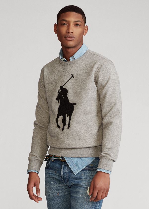 Men's Polo Ralph Lauren Big Pony Sweatshirt | 068731GPK